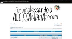 Desktop Screenshot of forumalessandria.it