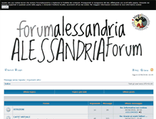 Tablet Screenshot of forumalessandria.it
